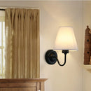 Axyaa LED Fabric Wall Lamp - Modern Indoor Lighting for Bedroom, Hotel & Home