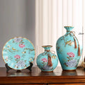 Axyaa Ceramic Vase Set for European Home Décor