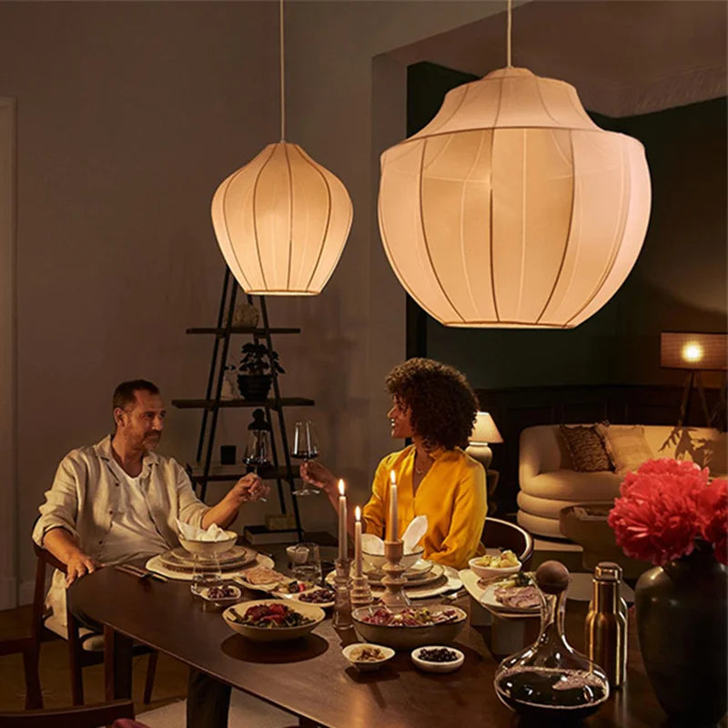 Axyaa Yara Fabric Pendant Light - Danish Design for Home Decor & Bedroom Lamps