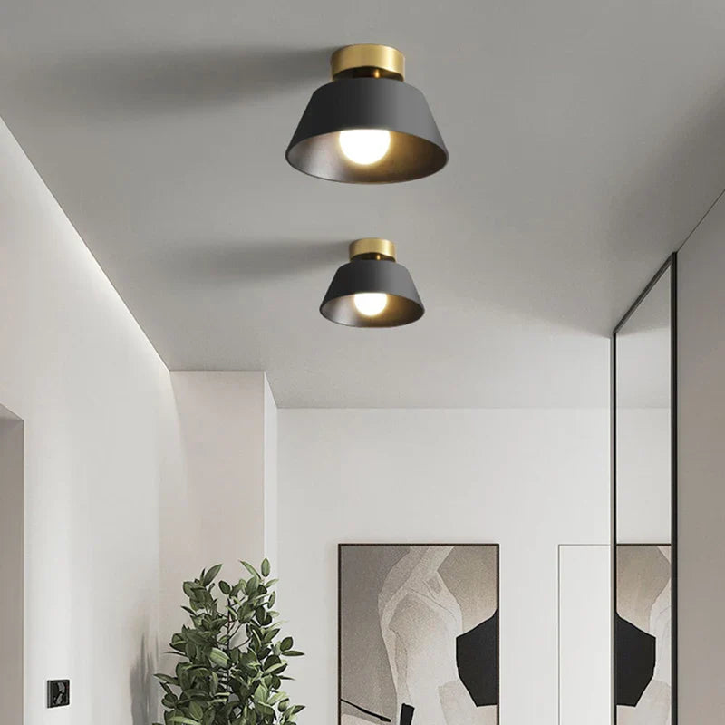 Axyaa Rustic LED Ceiling Lamp for Home Decor and Indoor Lighting