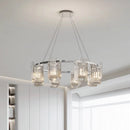 Axyaa Modern Stair Chandelier, Living Room Pendant Lamp, Interior Lighting