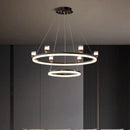 Axyaa LED Pendant Chandelier: Modern Indoor Lighting for Living and Dining Room