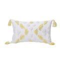 Axyaa Boho Cotton Tufted Tassel Pillowcase Set