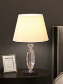 Black Crystal Table Lamp - Axyaa Modern Bedroom Bedside Living Room Indoor Lighting