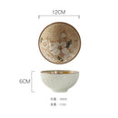 Axyaa Camellia Ceramic Underglaze Tableware - Antique Home Creative Dining Collection