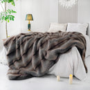 Axyaa Luxe Faux Fur Winter Throw - Cozy Home Decor Accessory
