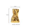 Axyaa Gold Vase Living Room Decor Flower Arrangement Ornament
