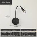 Axyaa Adjustable LED Wall Reading Lamp 3W Warm Light, Modern Design, Switch On/Off