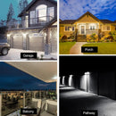 Axya Solar Clip Lights: 40LED 3 Mode Motion Sensor Fence Lights