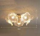 Axyaa Nordic Lotus Glass Pendant Lamp for Modern Luxury Interiors
