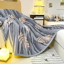 Axyaa Milk Flannel Printed Blanket