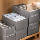 Axyaa Denim Storage Box Drawer Organizer System for Closet Clothing Cabinet
