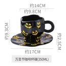 Axyaa Halloween Hand Holding Cute American Ceramic Mug