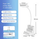 Axyaa LED Touch Desk Lamp with USB Charging and Dimmable Light for Reading