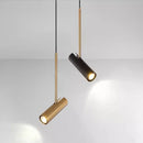 Axyaa Nordic LED Spotlight Pendant Light Black Gold for Bedroom Living Room