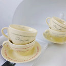 Axyaa Ceramic Breakfast Tea Cup Set - Korean Style Cute Milk Tableware