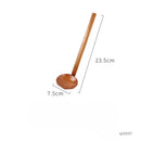 Axyaa Wooden Ramen Spoon - Japanese Style - Large Soup Spoon