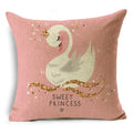 Axyaa Pink Heart Pattern Cushion Cover - 40cm/45cm & 50cm Sizes