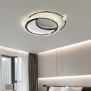 Axyaa Gold Acrylic Round Ceiling Light - Nordic Creative Bedroom Lamp