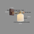 Axyaa Copper LED Wall Lights Modern Nordic Stair Light Fixtures