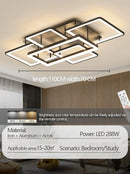 Axyaa Modern Rectangular Hall Lamp for Home, 2025 Bedroom & Living Room Creative Lighting
