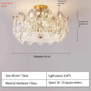 Cream French Ceiling Lamp for Romantic Rooms by Axyaa