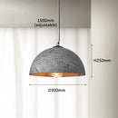 Axyaa Wabi Sabi Rock Grey Black Pendant Light for Home Decor