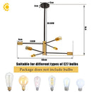 Axyaa Satellite Chandelier Ceiling Light Fixture for Modern Home Decor