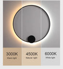 Axyaa Disc 7W LED Metal Wall Lights for Hotel Restaurant Bedroom Indoor Lighting