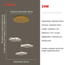 Axyaa Nordic Lotus Leaf Chandelier: Modern Style for Living Room, Kitchen, Hotel Lobby & Staircase