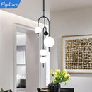 Axyaa Nordic Glass Ball Chandelier Ceiling Pendant for Home Decor & Hospitality Lighting