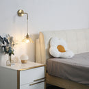 Axyaa Flower Glass LED Wall Lamps - Nordic Style Bedroom Lighting Fixtures