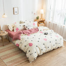 Axyaa Cartoon Print Duvet Cover 220x240 for Adults Kids - Double-sided Comforter Cover