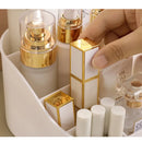 Axyaa Desktop Makeup Box: Compact Cosmetic Storage for Dressing Table & Organization.