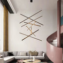 Axyaa Crystal Chandelier Stair Pendant Living Room Lighting Home Decor Light