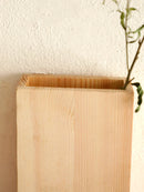 Wooden Wall-Mounted Vases by Axyaa: Minimalist Decor for Indoor Succulents or Artificial Flowers