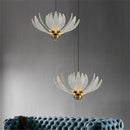 Axyaa Gold Iron Art LED Chandelier for Dining Room, Foyer, Hotel, Stairs