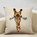 Axyaa Animal Horse Chicken Lizard Cow Antelope Pillow Case