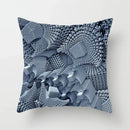 Axyaa Geometric Cat Hug Pillow Cover - Psychedelic Color Sofa Decor
