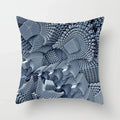 Axyaa Geometric Cat Hug Pillow Cover in Psychedelic Colors