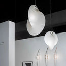 Axyaa Silk Japanese Retro Chandelier - Elegant Curved Design Pendant Lights