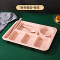 Axyaa Meal Plate Set - Fast Food Bowls Separation Plate Bowl Cup Dinner Set