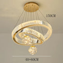 Luxury Crystal Chandelier: Axyaa Living Room Bedroom Ceiling Light