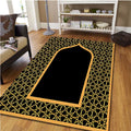 Axyaa Muslim Prayer Non-slip Carpet Room Mat for Kitchen Bathroom Floor