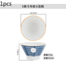Axyaa Four Season Bamboo Hat High Bowl Tableware, Noodles Bowl