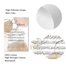 Boho Beige Pink Abstract Ayat Al Kursi Canvas Print by Axyaa