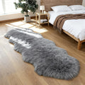 Axyaa Plush Faux Fur Sheepskin Carpet Fluffy Rug for Living Room & Bedroom