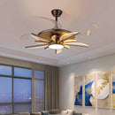 Axyaa Modern LED Ceiling Fan for Kids Bedroom with Remote Control