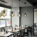 Axyaa Industrial Iron Pendant Light for Dining Room & Kitchen