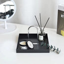 Axyaa Nordic Black Plastic Storage Tray for Home and Kitchen